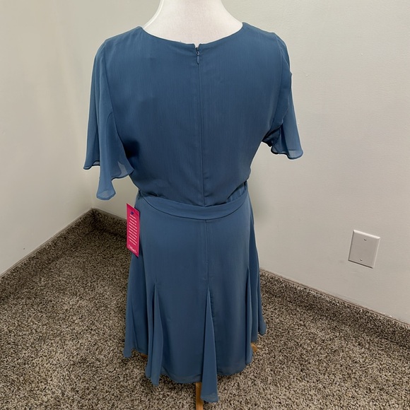 🌴 NWT Lauren Ralph Lauren Chiffon Dress - Picture 3 of 5